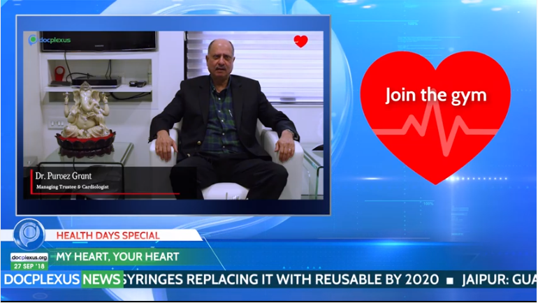 #WorldHeartDay campaign shown on Docplexus News 